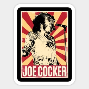 Retro Vintage Joe Cocker Sticker